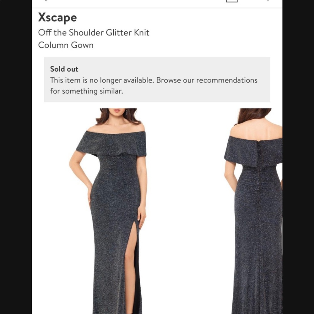 Woman’s evening gown!
